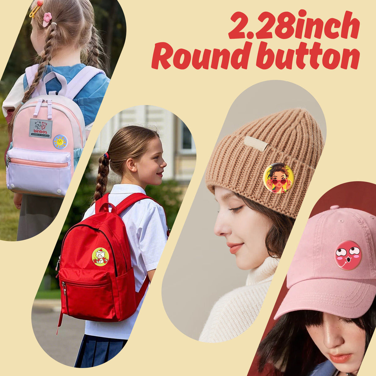 Pinned Back Button Supplies