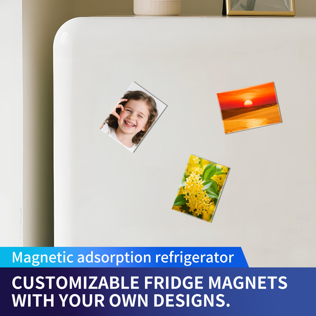 2.5 x 3.5 inch Rectangle Fridge Magnets Maker Machine Kit