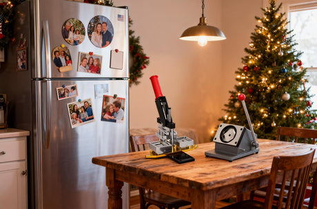 Turn Your Christmas Magic into Adorable Keepsakes with Photo Magnet Maker!