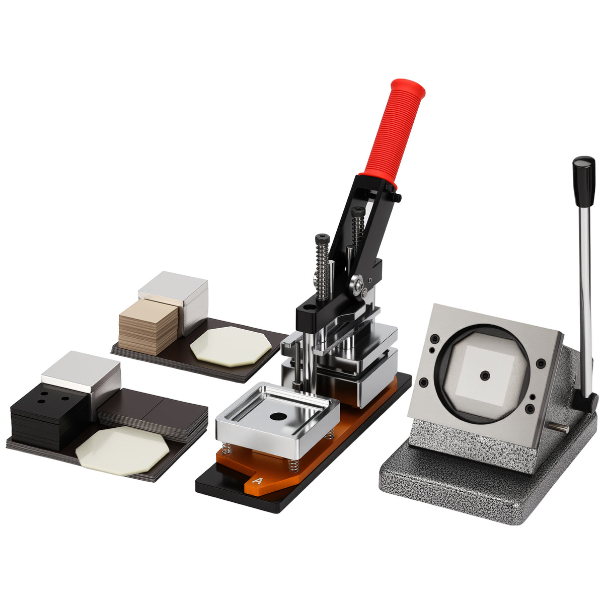Magnet Machine Round Magnet Machine Kit Square 2.5” Cardboard & Acrylic – AMAGMK