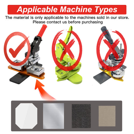 2 x 3″ Cardboard Square Magnets Supplies for 1000 magnets