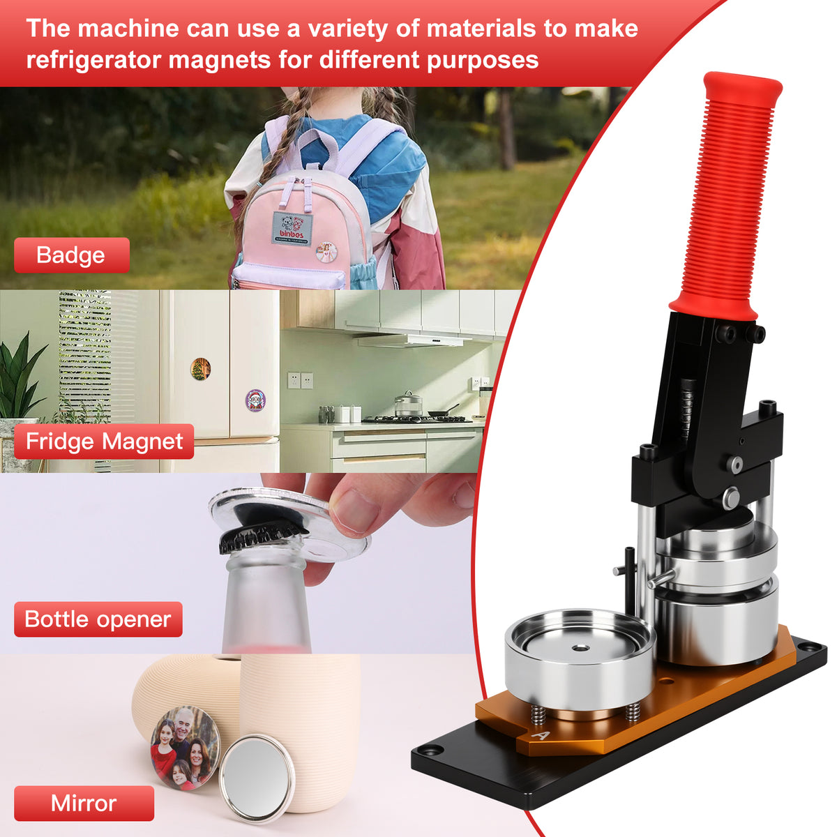 Magnets Machine Kit AMAGMK Round Magnet Maker Machine All-in-One