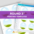magnet machine 3in round template