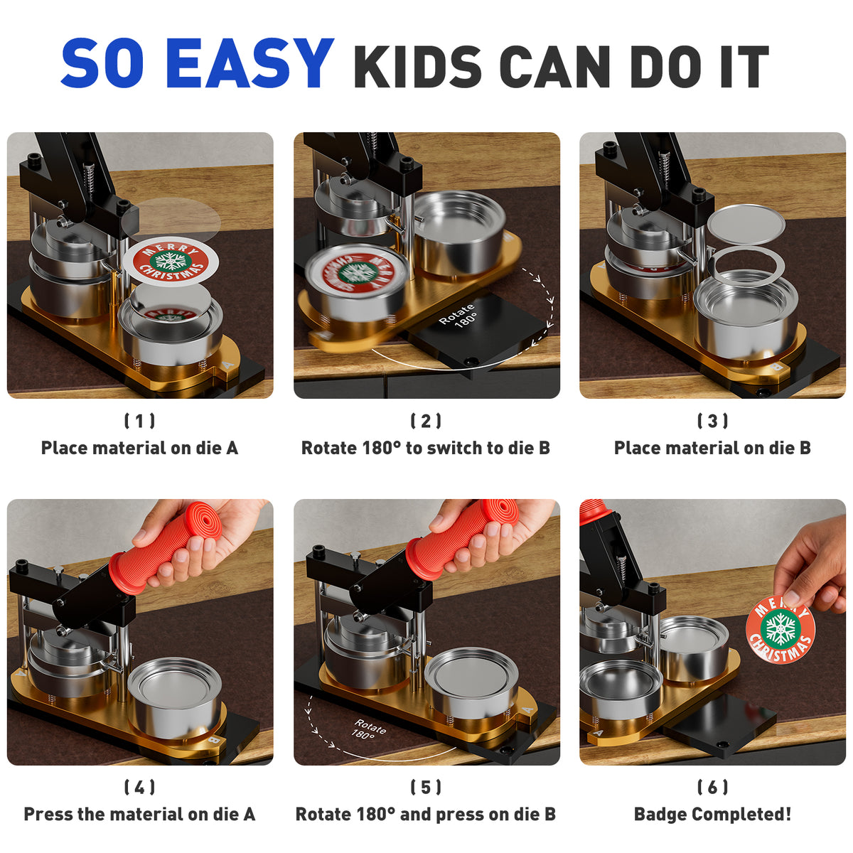 Magnets Machine Kit Magnet Maker Machine Kit 3in Round – AMAGMK