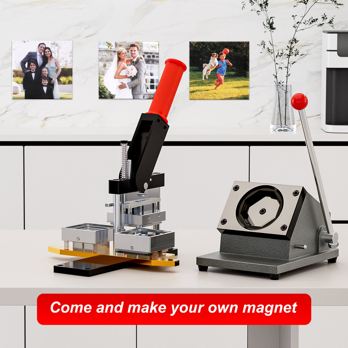 Magnets Machine Kit Magnet Making Machine Kit Square 2 x 2