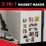 2x2inch Square Magnet Maker Machine Kit with 200 Sets Supplies