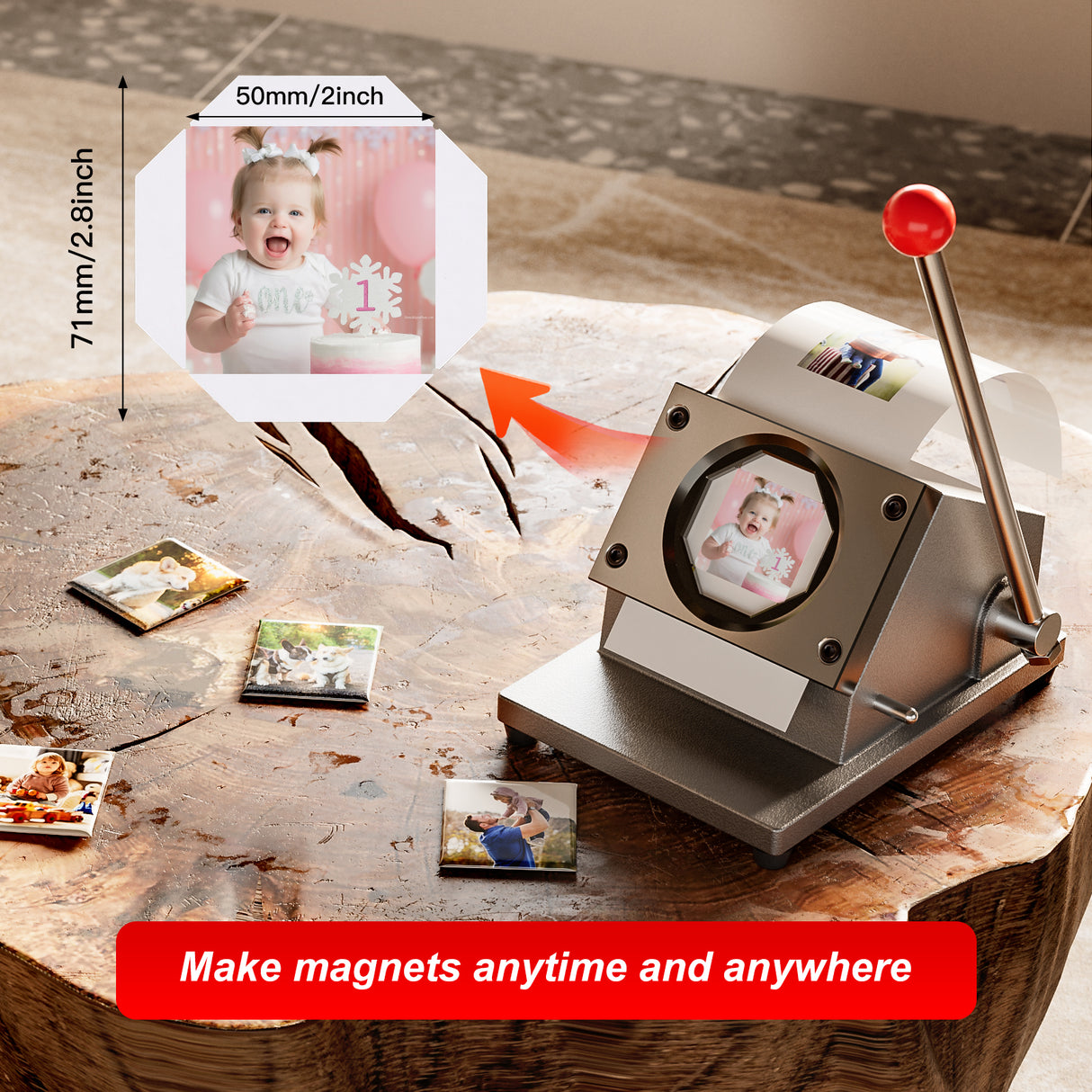 photo magnet maker machine