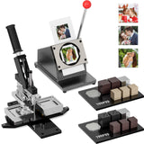 2.5x2.5inch Square Magnet Maker Machine Kit with 200 Sets Supplies