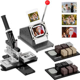 2.5x3.5inch Rectangle Magnet Maker Machine Kit with 200 Sets Supplies