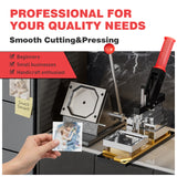 3.2×3.2 inch Acrylic and CardBoard Square Fridge Magnets Maker Machine Kit with 100 Sets Cardboad Supplies