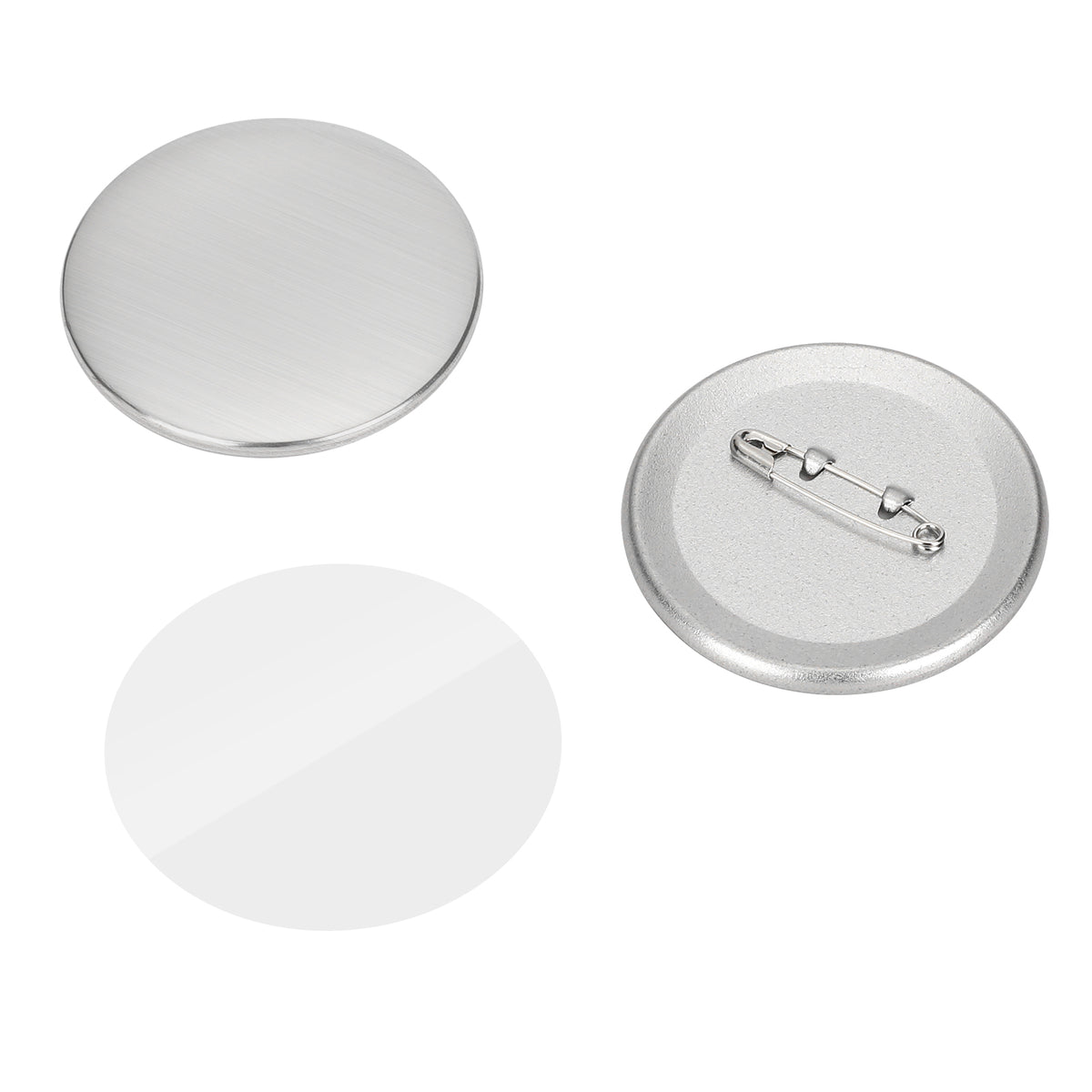 37mm round complete button supplies set with plastic... Pinned Back Button Supplies Round 2.28" for 1000 Button – AMAGMK