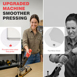 3.2×3.2 inch Acrylic and CardBoard Square Fridge Magnets Maker Machine Kit with 100 Sets Cardboad Supplies