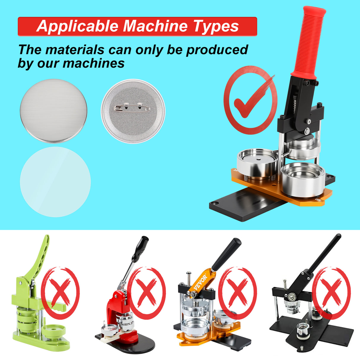 magnet maker machine 3in round 