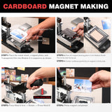 2.5x3.5inch Rectangle Magnet Maker Machine Kit with 200 Sets Supplies