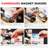2×3 inch Acrylic and CardBoard Rectangle Fridge Magnets Maker Machine Kit