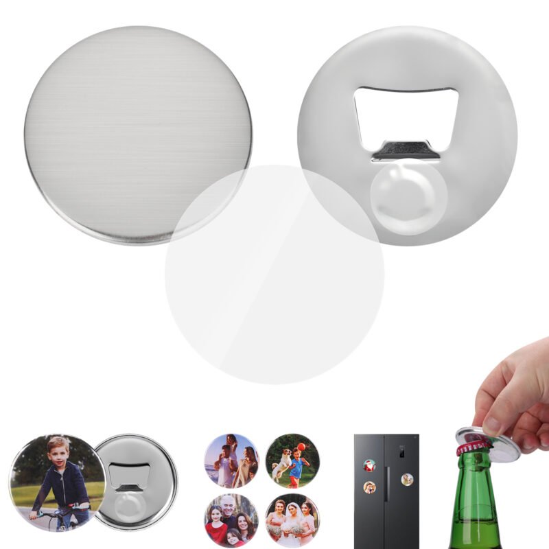 1000pcs Mirror Button Supplies Round 2.28"