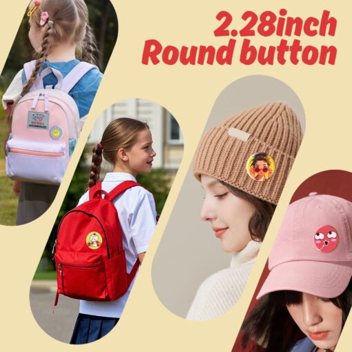 1000pcs Pins Supplies Round 2.28in