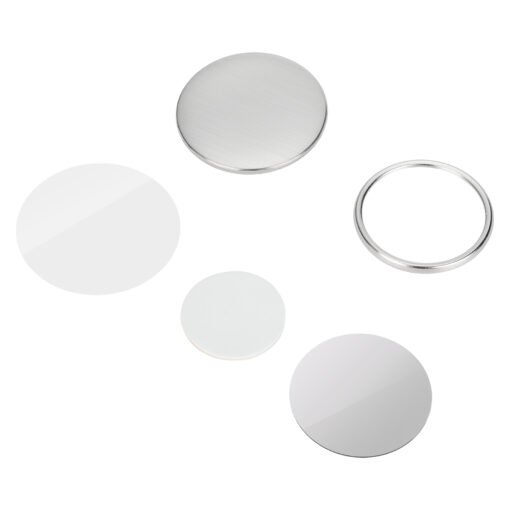 1000pcs Mirror Button Supplies Round 2.28in