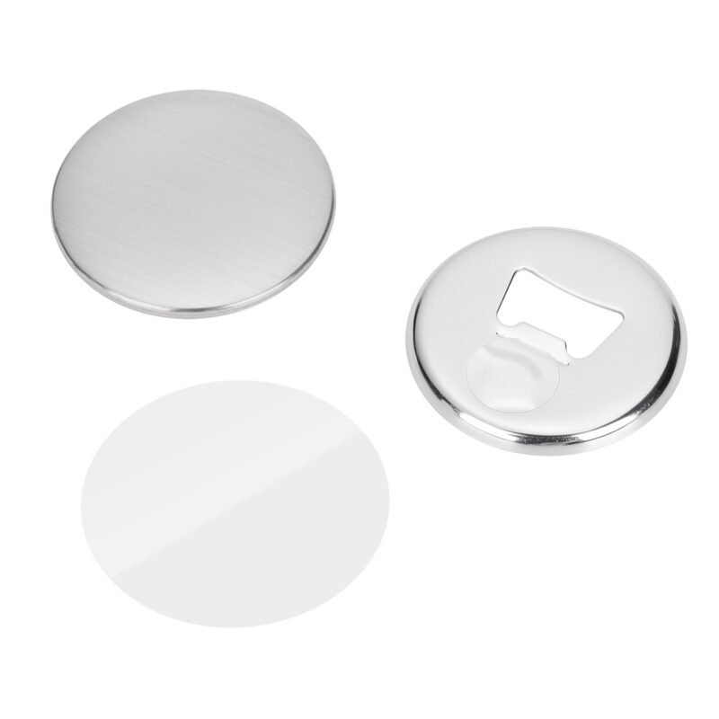 1000pcs Mirror Button Supplies Round 2.28"