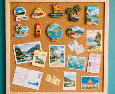 travel photo magnets